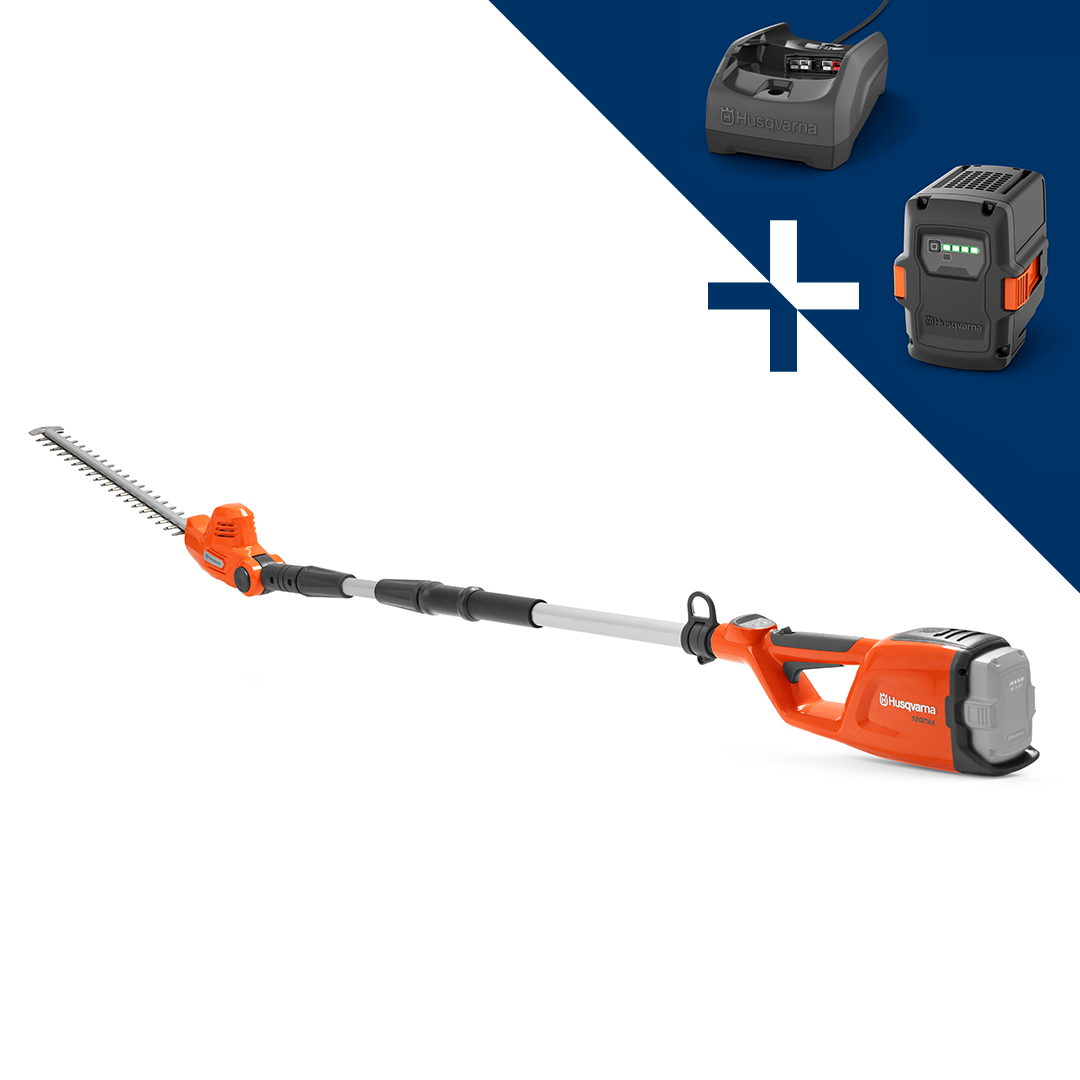 HUSQVARNA 120iTK4-H Stanghækkeklipper - Med batteri og lader