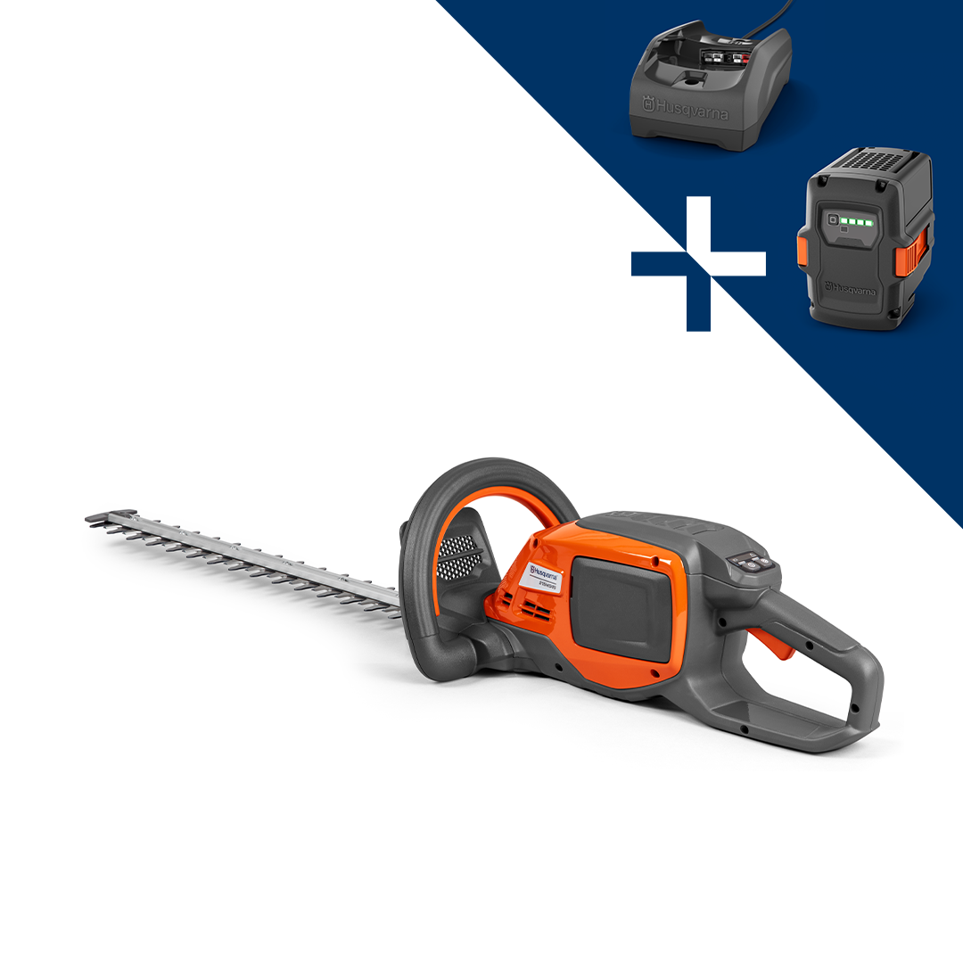 HUSQVARNA 215iHD45 Hækkeklipper- Med batteri og lader