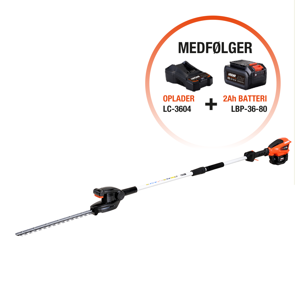 ECHO DHCA-310 Stanghækkeklipper - Med batteri og lader