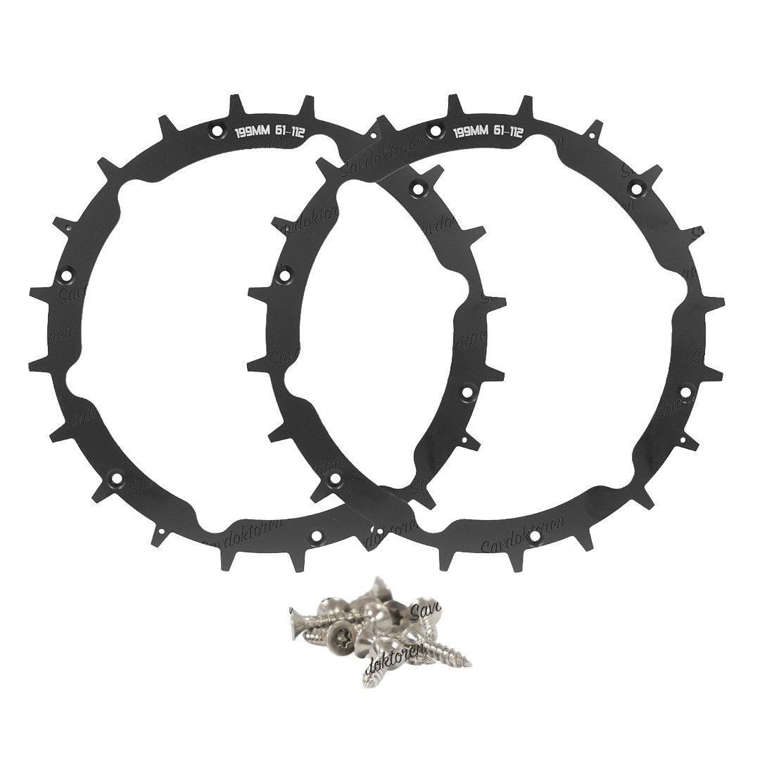 NGP - Terræn kit (Spikes) 199mm til Gardena life / Sileno city inkl. skruer