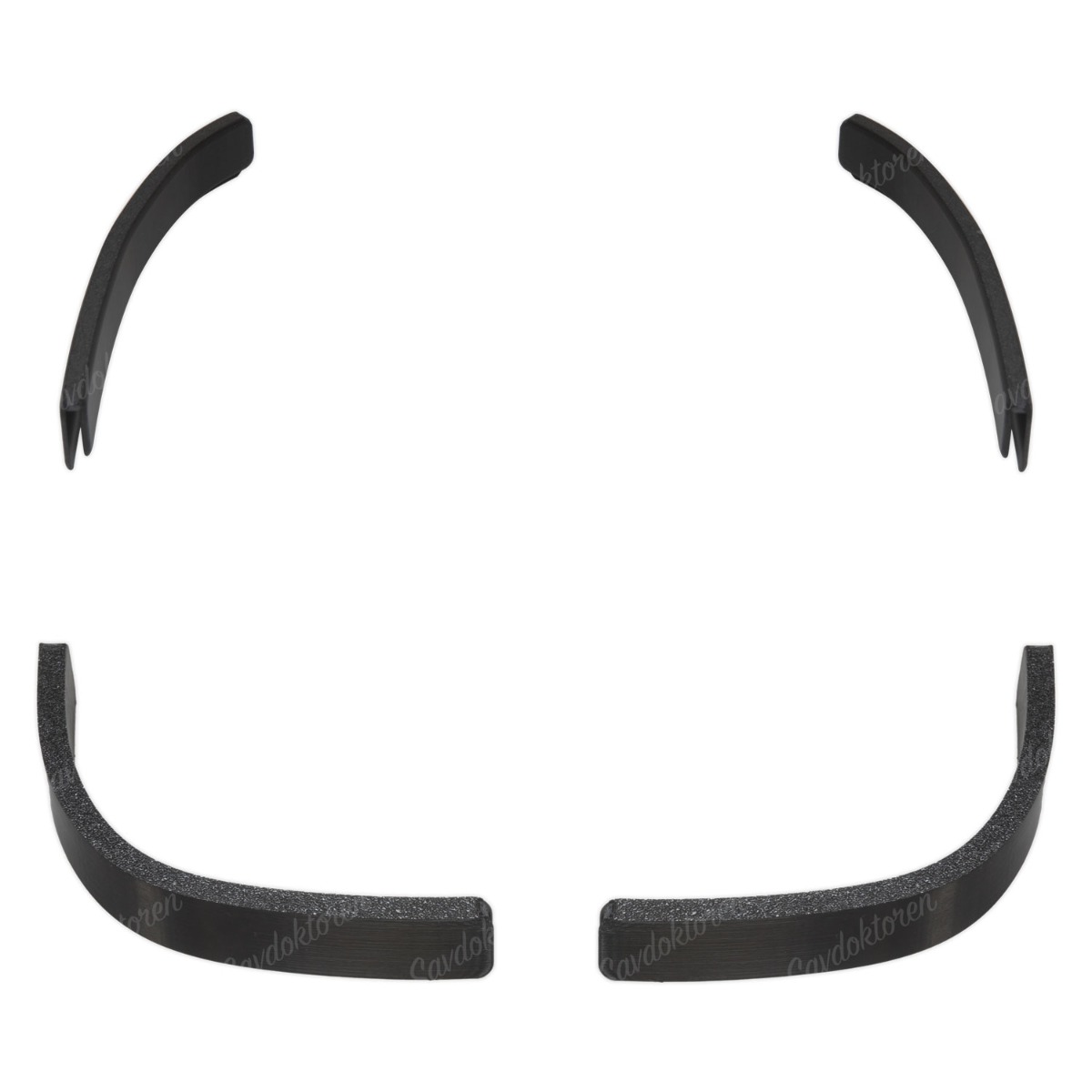 Sorte beskyttelsesskærme / bumper til Segway Navimow, i105E, i108E, i206 AWD, i208 i210 AWD