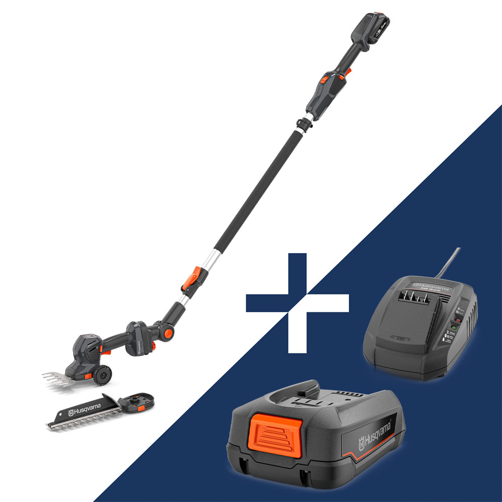 HUSQVARNA Aspire S20-P4A stanghækkeklipper - Med batteri og lader