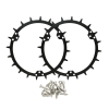 NGP Spikes / Terrænhjul til Husqvarna Automower (Black Edition) - 190mm - inkl. skruer