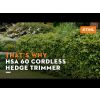 STIHL HSA 60 Hækkeklipper - Med batteri og lader