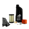 Servicekit inkl. 2 Bioknive (38"/96cm) til Husqvarna traktorer b.la. TC 138 & TS 142 (motor Briggs & Stratton 4155, 4175)