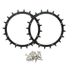 NGP Spikes til Worx Landroid S & M (Black Edition) - 185mm - inkl. skruer 