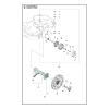 HUSQVARNA Hjulmotor 320, 330X, 420, 430X, 440, 450X