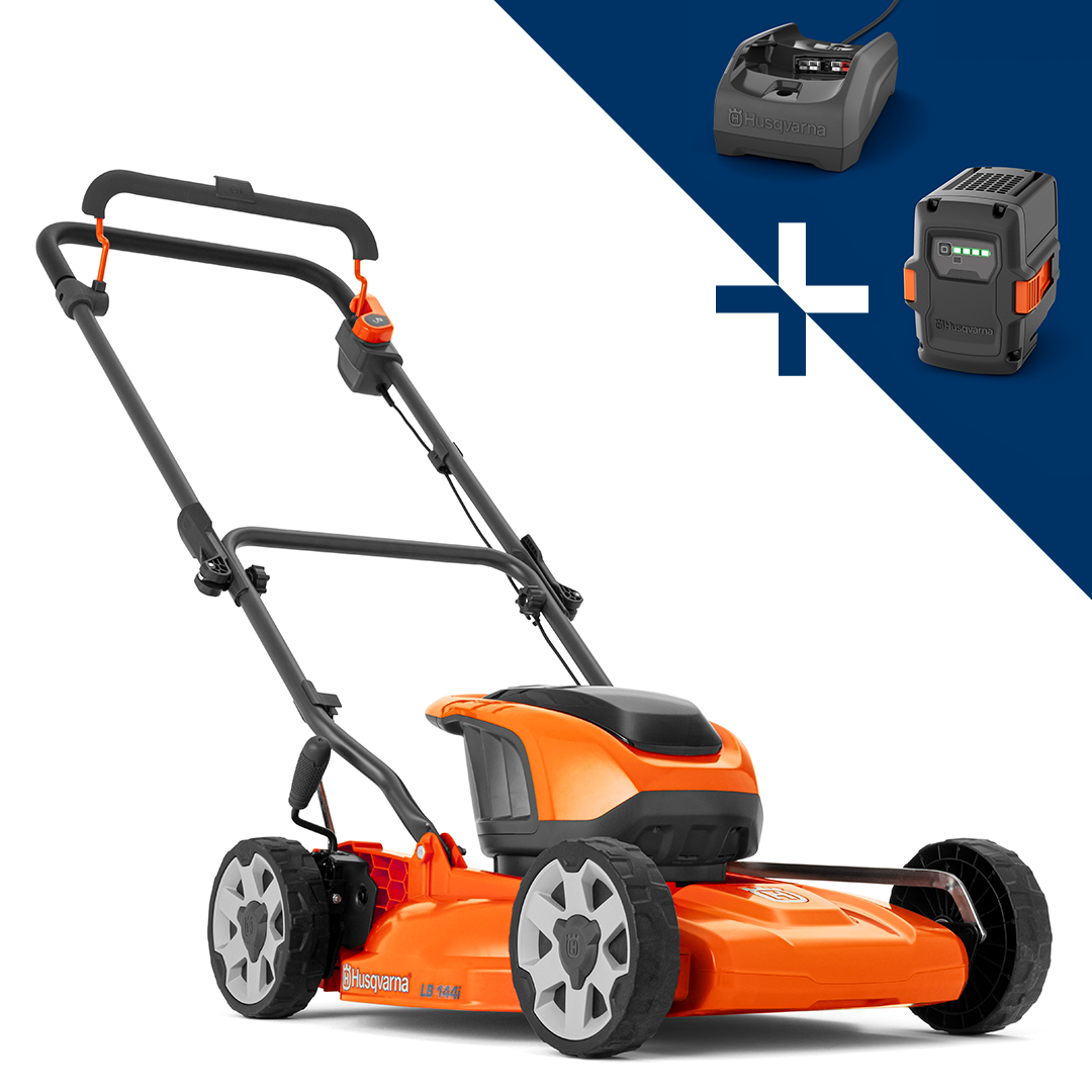 HUSQVARNA LB 144i Plæneklipper - Med batteri og oplader main product photo