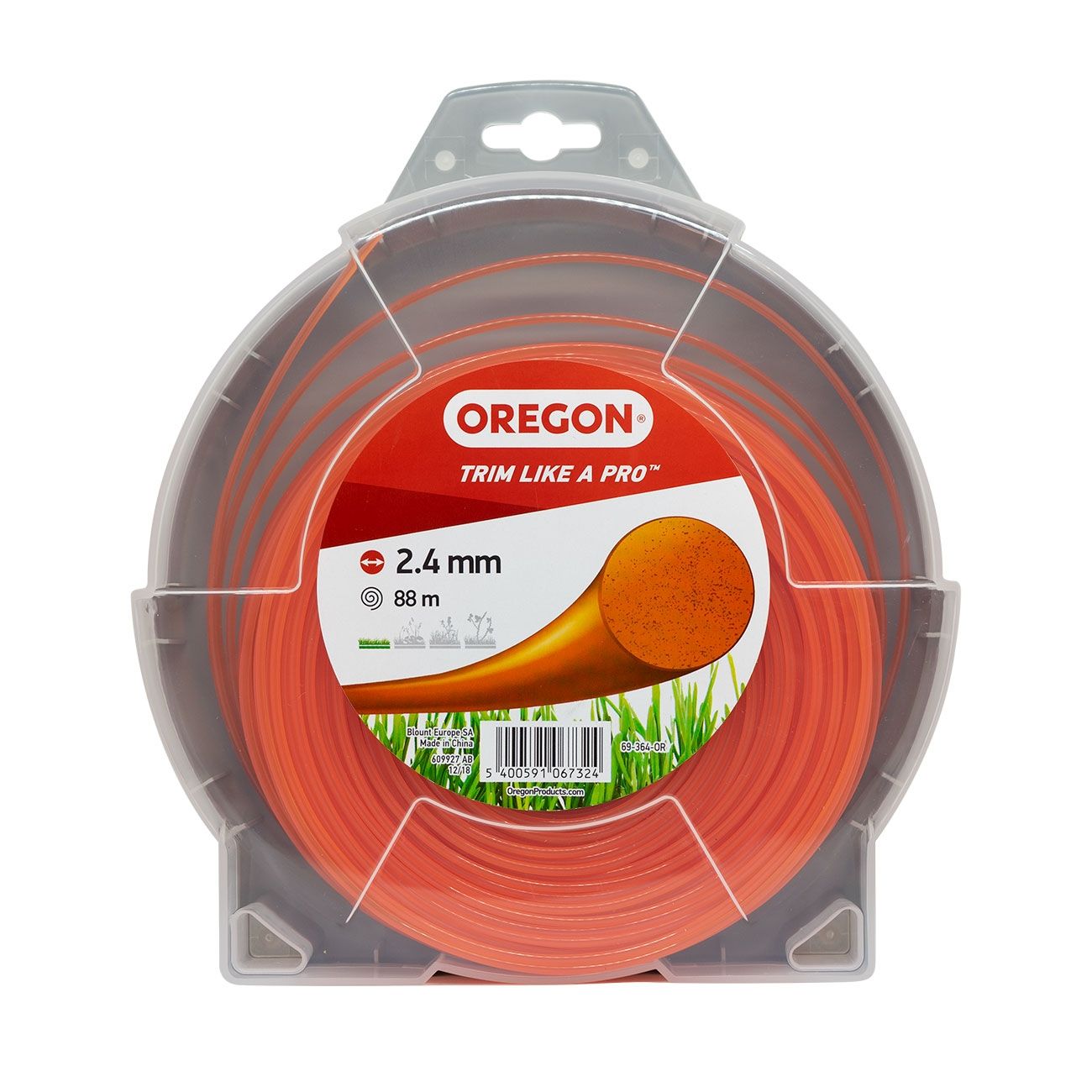 Oregon® Orange roundline 2,4mm x 88 m main product photo