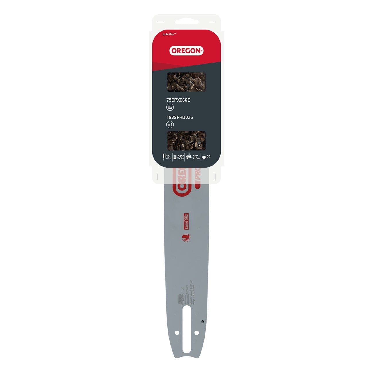 18"(45cm) 3/8" / 1,6mm / 66 dl OREGON Sværd- og kædesæt til STIHL main product photo