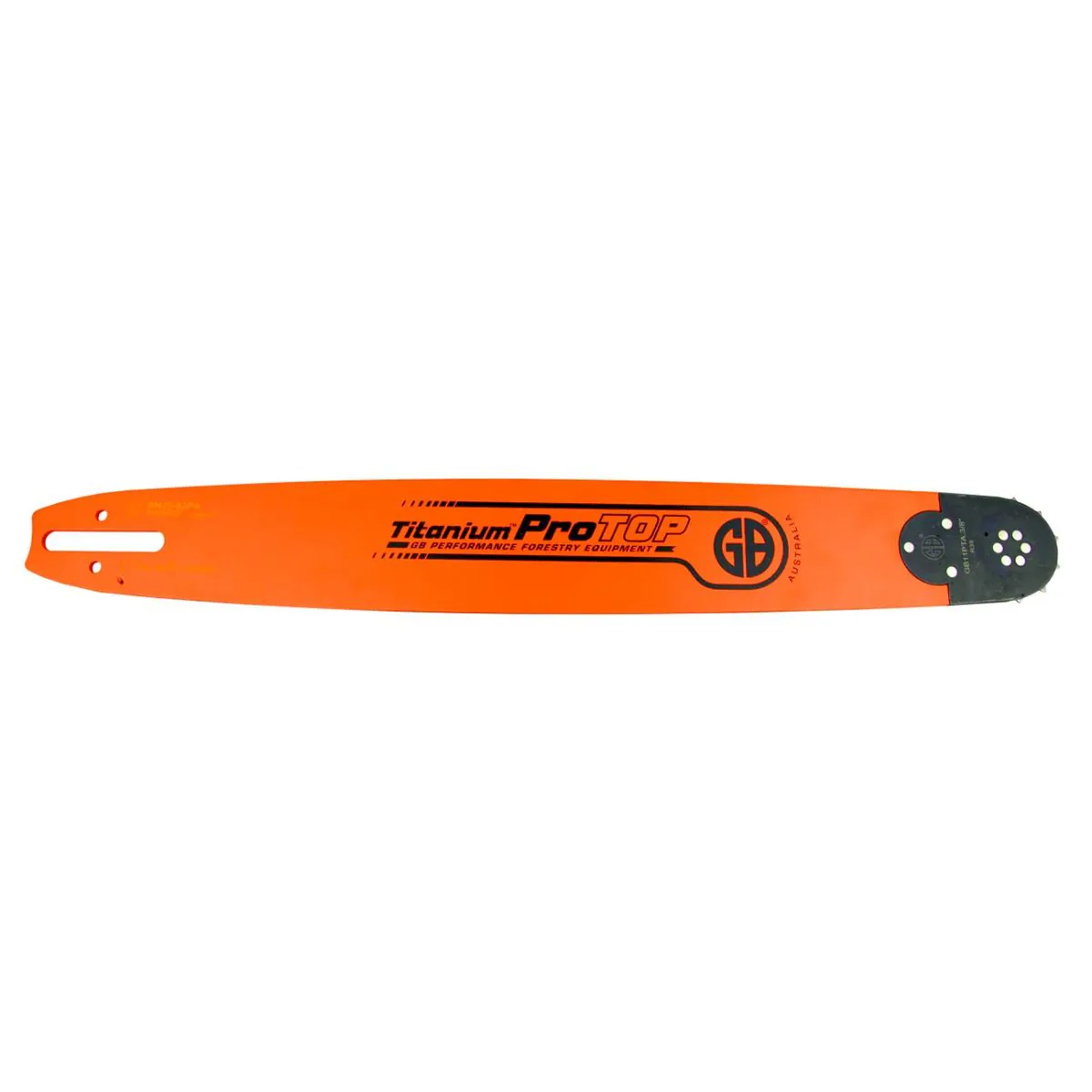 30"(75cm) 3/8" / 1,3mm / 98 dl GB sværd m. adapter til bla. Husqvarna og Jonsered