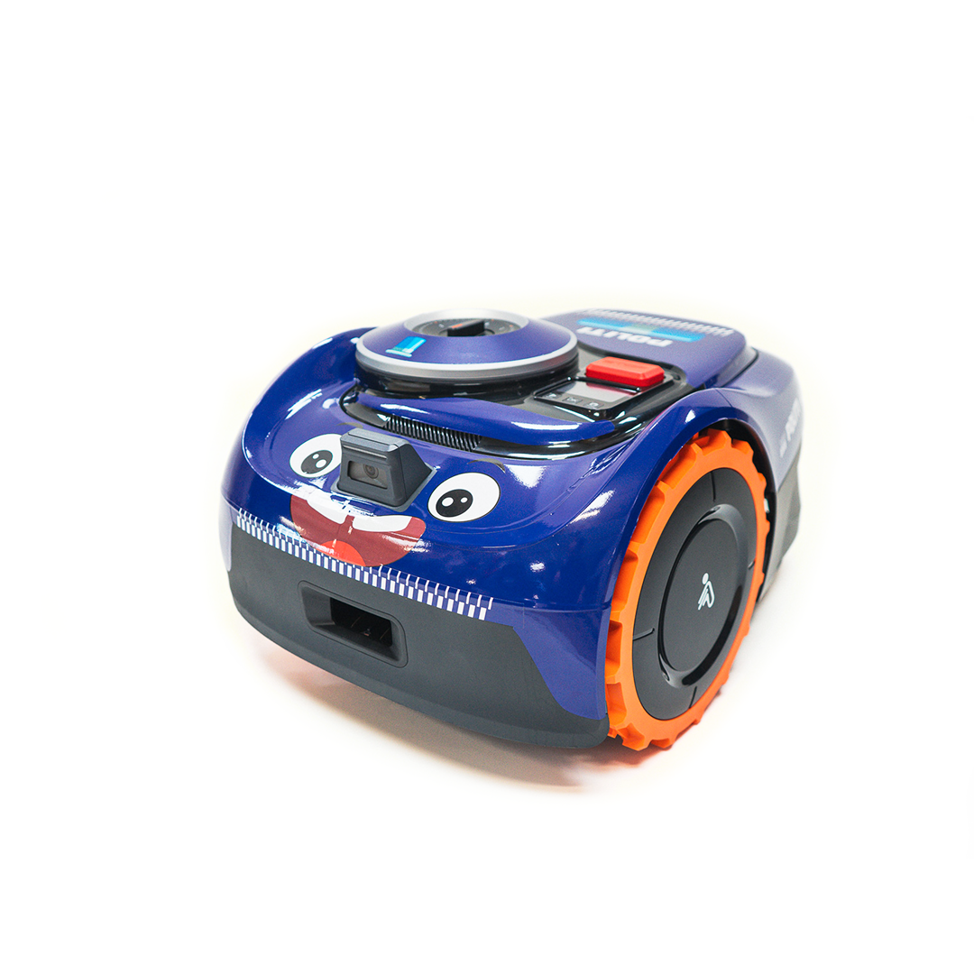 Politibil Blå Skinds - Folie til Segway Navimow i105E, i108E, i206 AWD, i208 AWD, i210 AWD main product photo