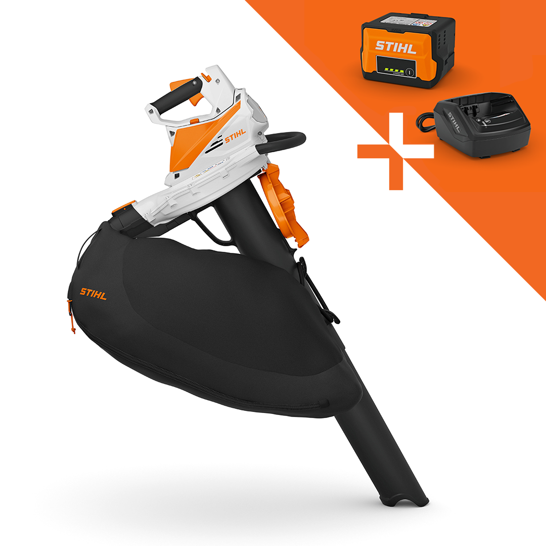 STIHL SHA 56 Løvsuger/Blæser - Med batteri og lader main product photo