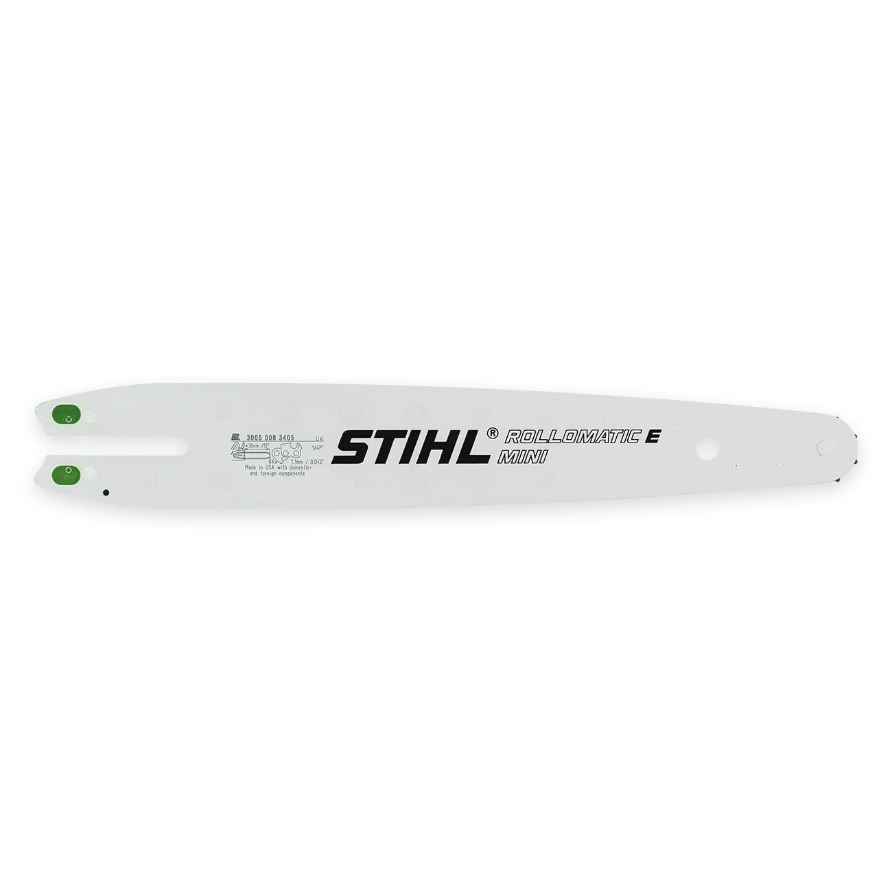 16" (40cm) / 3/8H / 1,1mm / 55 dl åben STIHL ROLLOMATIC E Sværd 8,2mm rille main product photo