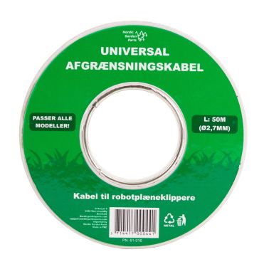 Universalt kantkabel til robotplæneklipper – 50 m