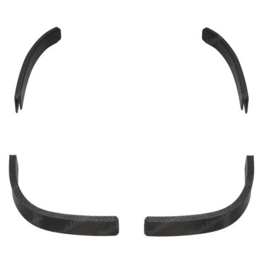 Sorte beskyttelsesskærme / bumper til Segway Navimow, i105E, i108E, i206 AWD, i208 AWD, i210 AWD
