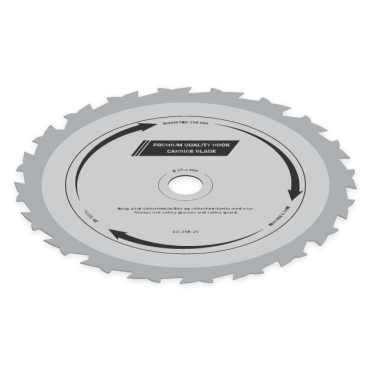 Hårdmetalsklinge (250x25mm)