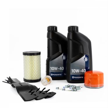 Servicekit inkl. 3 Gatorknive - Combi 94cm til Husqvarna riders b.la. R214T, R214TC og R216T AWD (motor Briggs & Stratton 7120 og 7160)