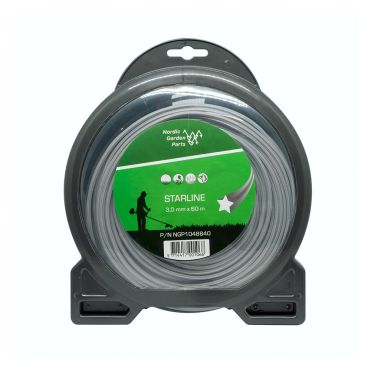 NGP Stjerneformet trimmersnøre (3,0 mm x 60 m)