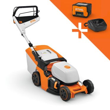 STIHL RMA 443 V Plæneklipper - Med batteri og lader
