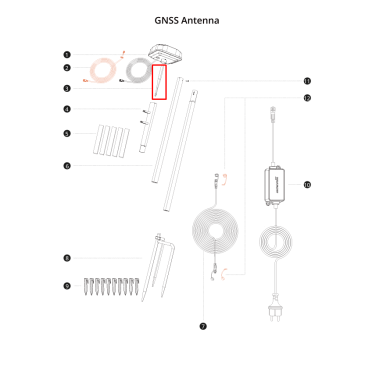Segway Navimow Transceiver Antenne - passer til x-serie
