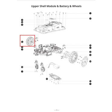 Segway Navimow Drivhjulsmodul - X-serie