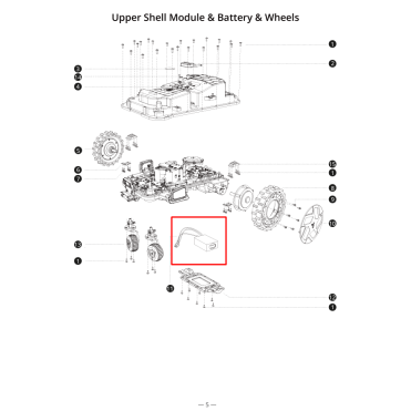 Segway Navimow Batteripakke passer på X390