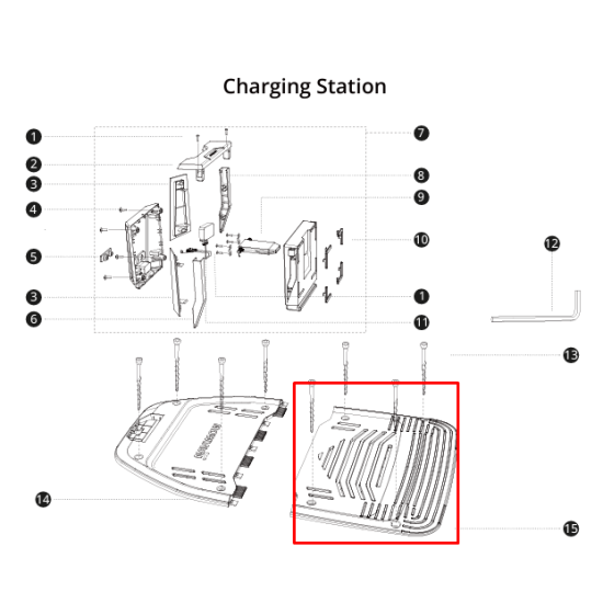 Segway Navimow Baseplade Bag CGS - passer på x-serie main product photo