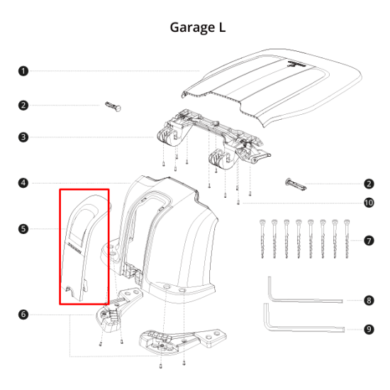 Segway Navimow Bagvindue - Passer på Garage M & L main product photo