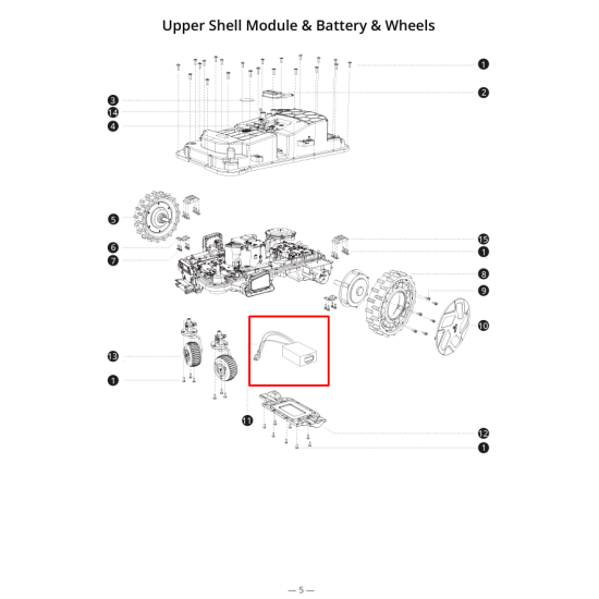 Segway Navimow Batteri passer kun til X315E main product photo