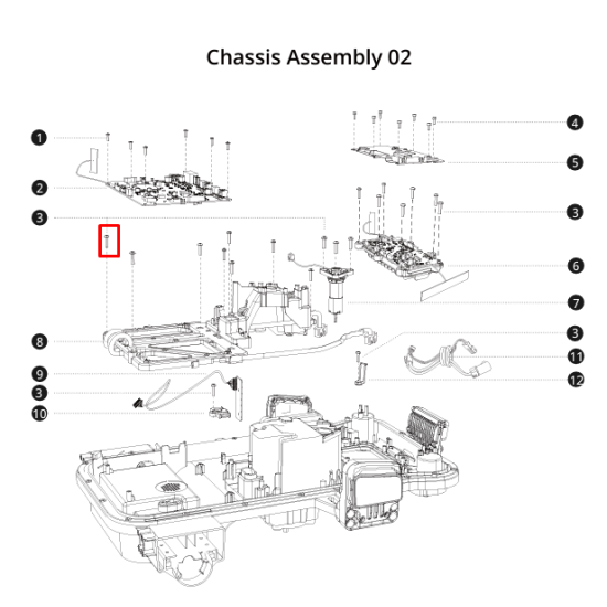 Segway Navimow PT Skrue K40H16 - passer på x-serie main product photo