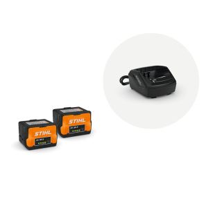 Startsæt med batteri 2x AK 30 S og oplader AL 101