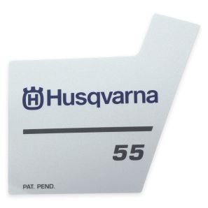 HUSQVARNA 55 Mærkat til startaggregat