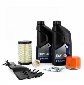 Servicekit inkl. 3 Gatorknive - Combi 94cm til Husqvarna riders b.la. R214T, R214TC og R216T AWD (motor Briggs & Stratton 7120)