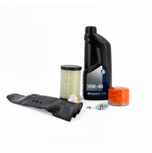 Servicekit inkl. 3 knive - Combi 103cm til Husqvarna riders & traktorer b.la. R 216 & R 216 AWD (motor Briggs & Stratton 4155, 4175)