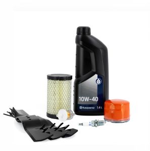 Servicekit inkl. 3 Gatorknive - Combi 103cm til Husqvarna riders & traktorer b.la. R 216 & R 216 AWD (motor Briggs & Stratton 4155, 4175)