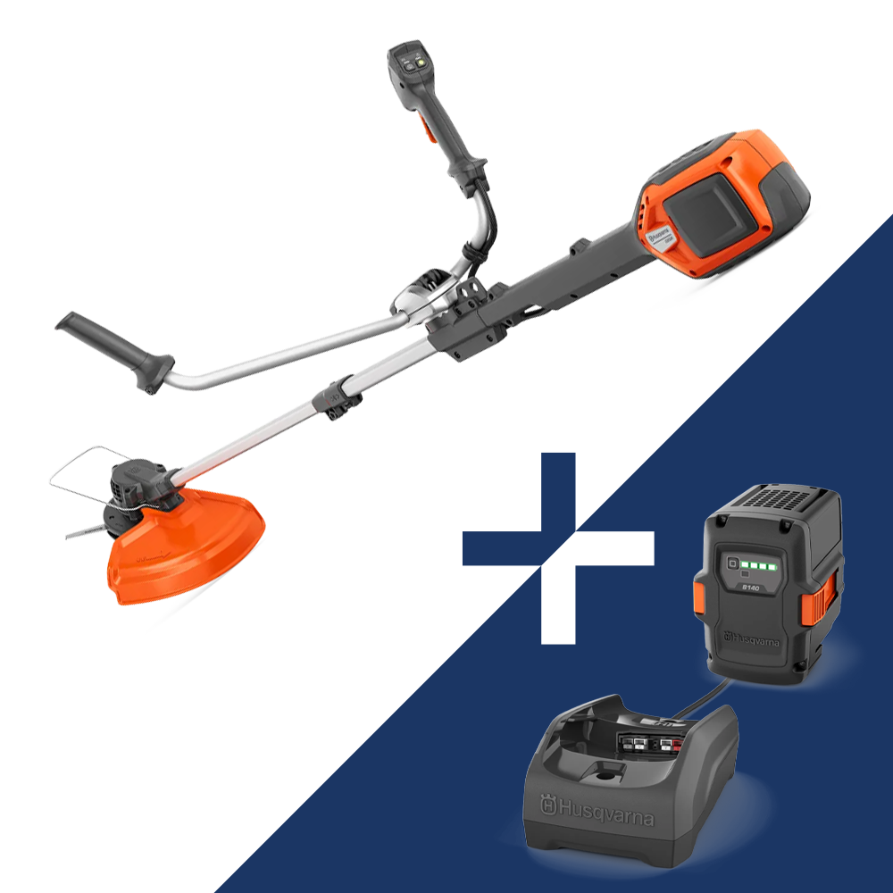 HUSQVARNA 220iR Græstrimmer - Med batteri og lader