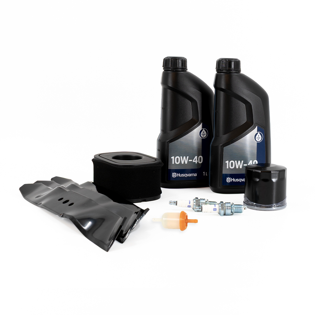 Servicekit inkl. 3 knive - Combi 103 til Husqvarna rider R214T/TC, R216T AWD (motor HV 586 AE)