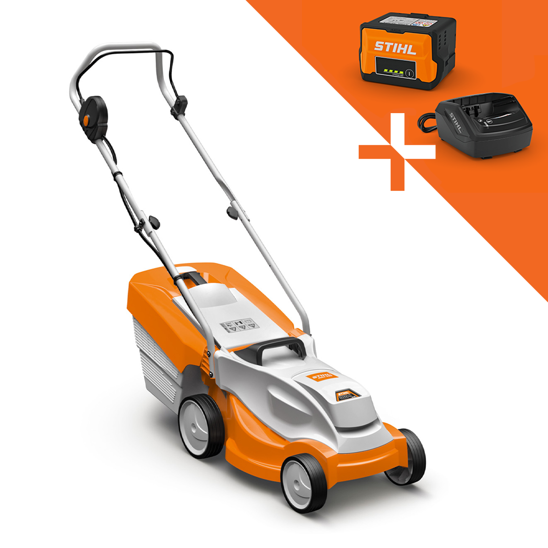 STIHL RMA 235 Plæneklipper - Med batteri og lader