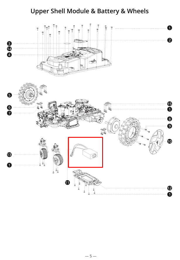 Segway Navimow Batteri passer kun til X315E
