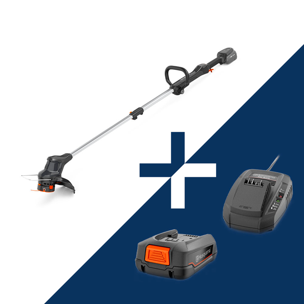 HUSQVARNA Aspire T28-P4A Græstrimmer - Med batteri og lader